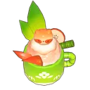 Bamboo Apple Slushie