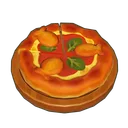 Fried Fish & Tomato Pizza