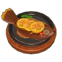 Fruit-Crusted Baked Fish