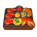 Grilled Shrimp & Lobster Fruit Platter